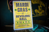 Mardi Gras Screen Printed Poster